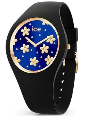 Ice-Watch ICE 017579 flower Precious deep blue Medium Damenuhr neu dunkelblau M4 - Bild 1 von 3