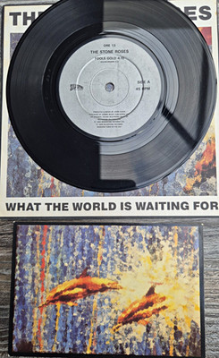 The Stone Roses Fools Gold 7'' Vinyl ORE 13 WITH POSTCARD 1989 UK 1st Press EX