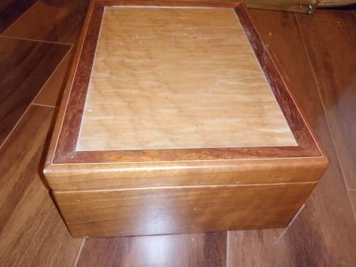 Michael Fisher Heartwood Creations Cascade 1 Cherry, Maple, Bubinga Jewelry Box - Picture 11 of 13