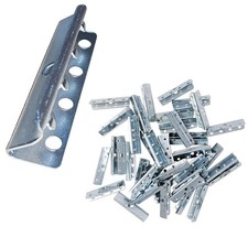 50x13mm Webbing Clips Metal Ends Chair Upholstery Repair Sofa 30 PCS 30 Screws