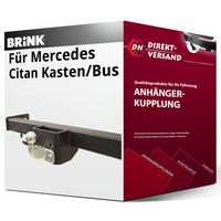 für Mercedes Citan Kasten/Bus Typ W415 (Brink) AnhäNgerkupplung Starr Neu