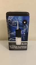 Cordless Dental Water Flosser Oral Irrigator Cleaner with 4 Nozzle 3x Floss Mode