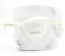 Swarovski Eyeglasses SK 2022 1033 Glasses Milky White with Crystals 53mm No Case