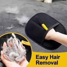 2set Electrostatic pet hair removal gloves,Reusable Pet Grooming Gloves Brush US