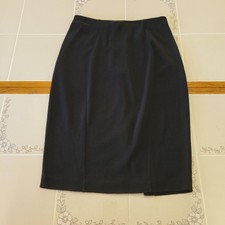 Ming Wang Women's Black Pencil Skirt With Zipper Size S