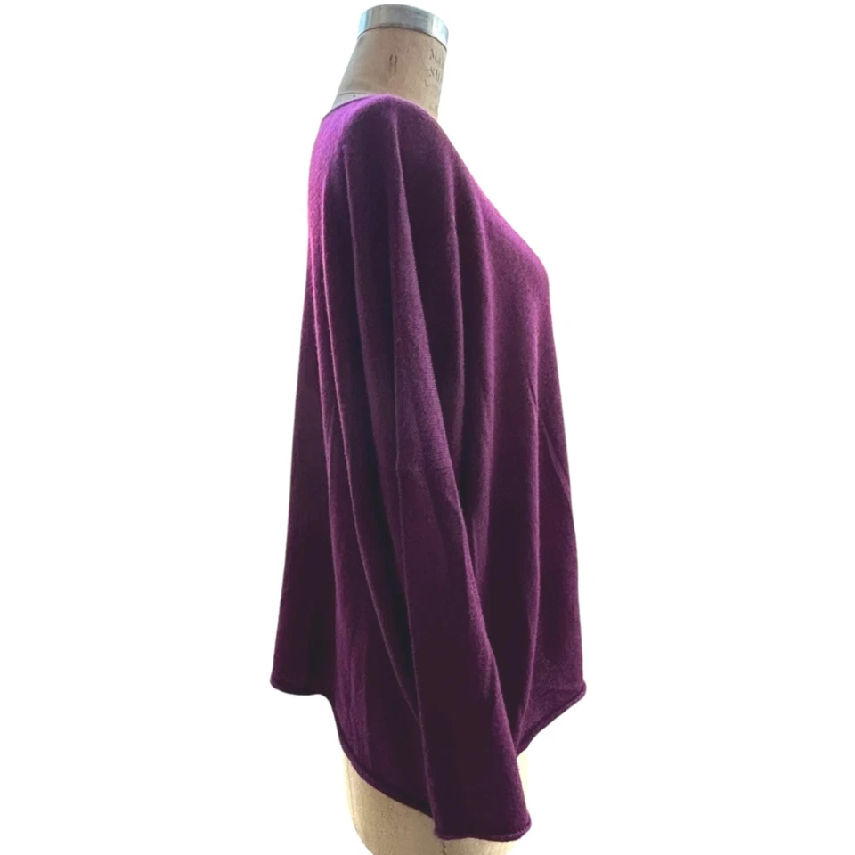 Suéter de cachemir y seda Eskandar suéter de hombro caído de gran tamaño cuadrado Lagenlook Foto 4 de 4