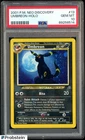 2001 POKEMON NEO DISCOVERY #13 UMBREON-HOLO PSA 10 GEM  MINT