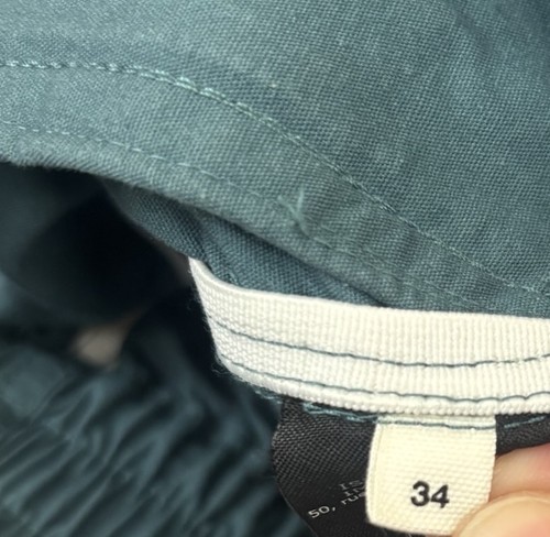 Pantalones Jogger Isabel Marant Etoile Azul Algodón Nemes Cintura Elástica Talla US 2 - Imagen 9 de 10