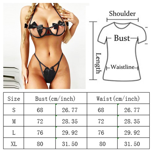 Women Sexy Lingerie Sleepwear Underwear Lace Nightwear Bra G-String Garter Belts - Picture 104 of 112