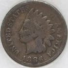 1886-P Indian Cent Variety 1 Over 100 years old As Shown [SN02]