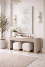 Textured Plaster Wall Art, Neutral Minimalist Wall Decor, Japandi 3D Floral OOAK