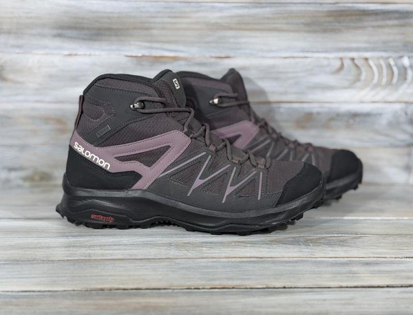 Women Salomon Boots Purple Synthetic 40