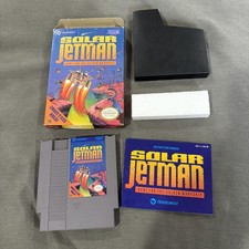 Solar Jetman (Nintendo NES, 1990) COMPLETE CIB TESTED NICE!!