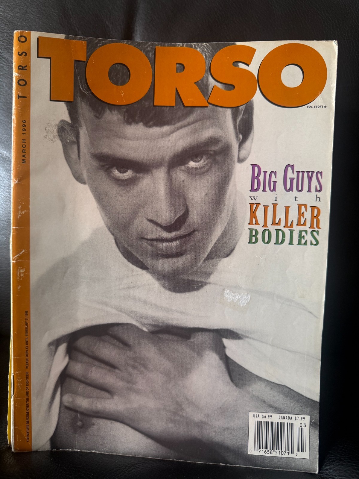 Torso Magazine 3/96 vintage gay interest male pinups