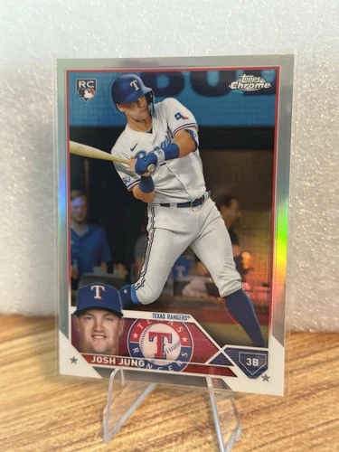 2023 Topps Chrome Josh Jung Rookie Silver Refractor RC #93 Texas Rangers