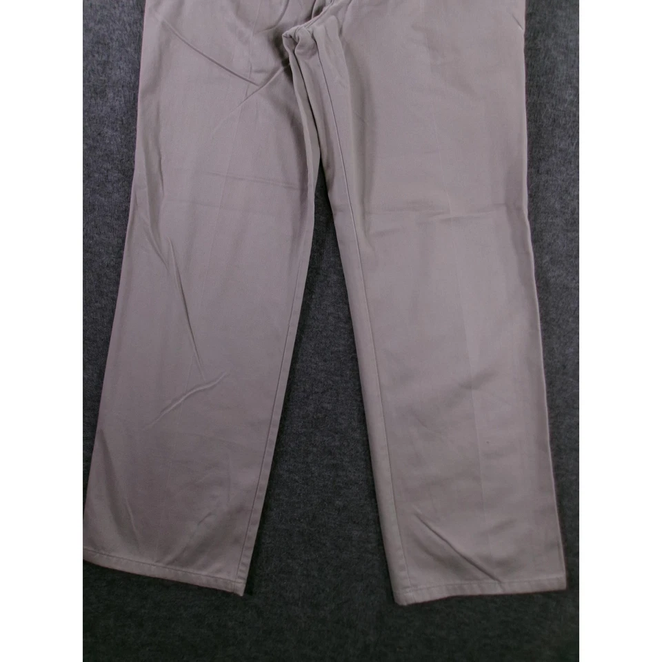 Chaps Pantalones Niños 14 Regular Caqui Plisado Clásico Preppy Aprobado Ropa Escolar Foto 3 de 4