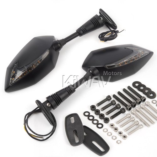 VAWiK LUCIFER Black Mirror + 2 LED fits DUCATI 1199 Panigale S ABS Tricolore '13 - Bild 9 von 11