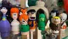 Vintage Little People Styled Custom 3D FLINTSTONES!!