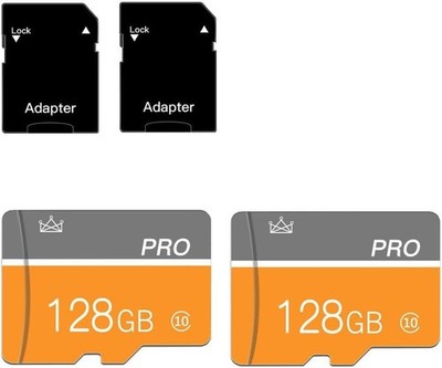 128GB Memory Card,Micro Card with Adapter Class 10 High Speed for Camera,Smartph
