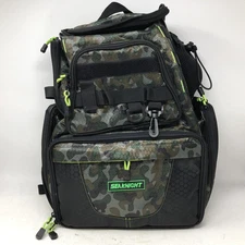 SeaKnight Fishing BackPack W/ 4 Tackle Boxes- Multifunctional Fishing Bag- Camo