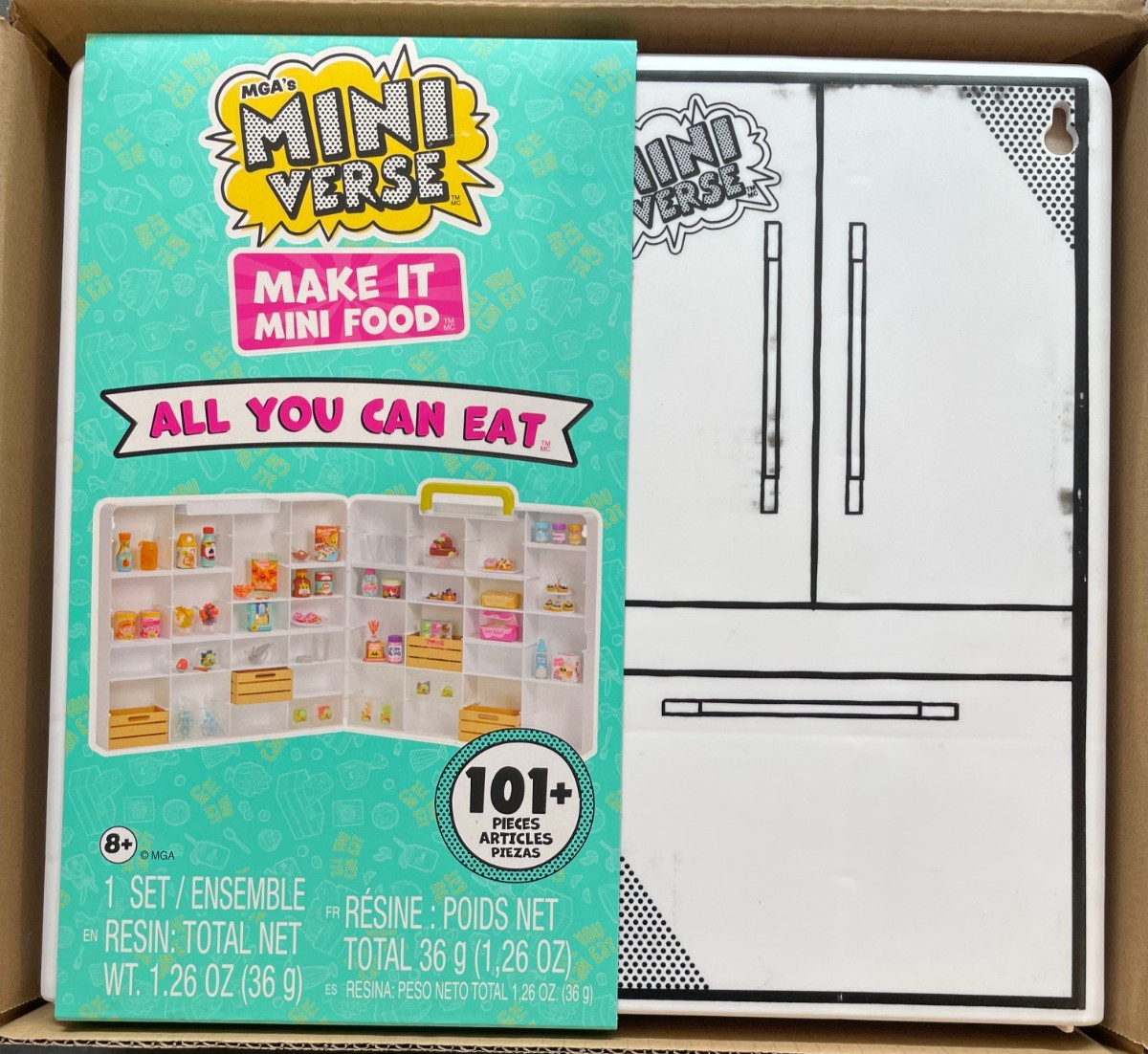 MGA’s Mini Verse Make It Mini Food All You Can Eat Collection 101+ Pieces - New