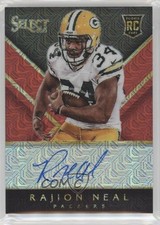 2014 Panini Select Rookie Auto Red Mojo Prizm 6/15 Rajion Neal #RA-RN Auto 0f6