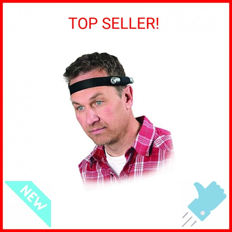 Nite Ize Headband Flashlight Holder, Fits Most Small Flashlights For Hands-Free - Image 2 of 2