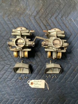 #ad 1970 Honda CL350 CL 350 Scrambler Keihin Carburetors Carbs OEM Cleaned $185.50