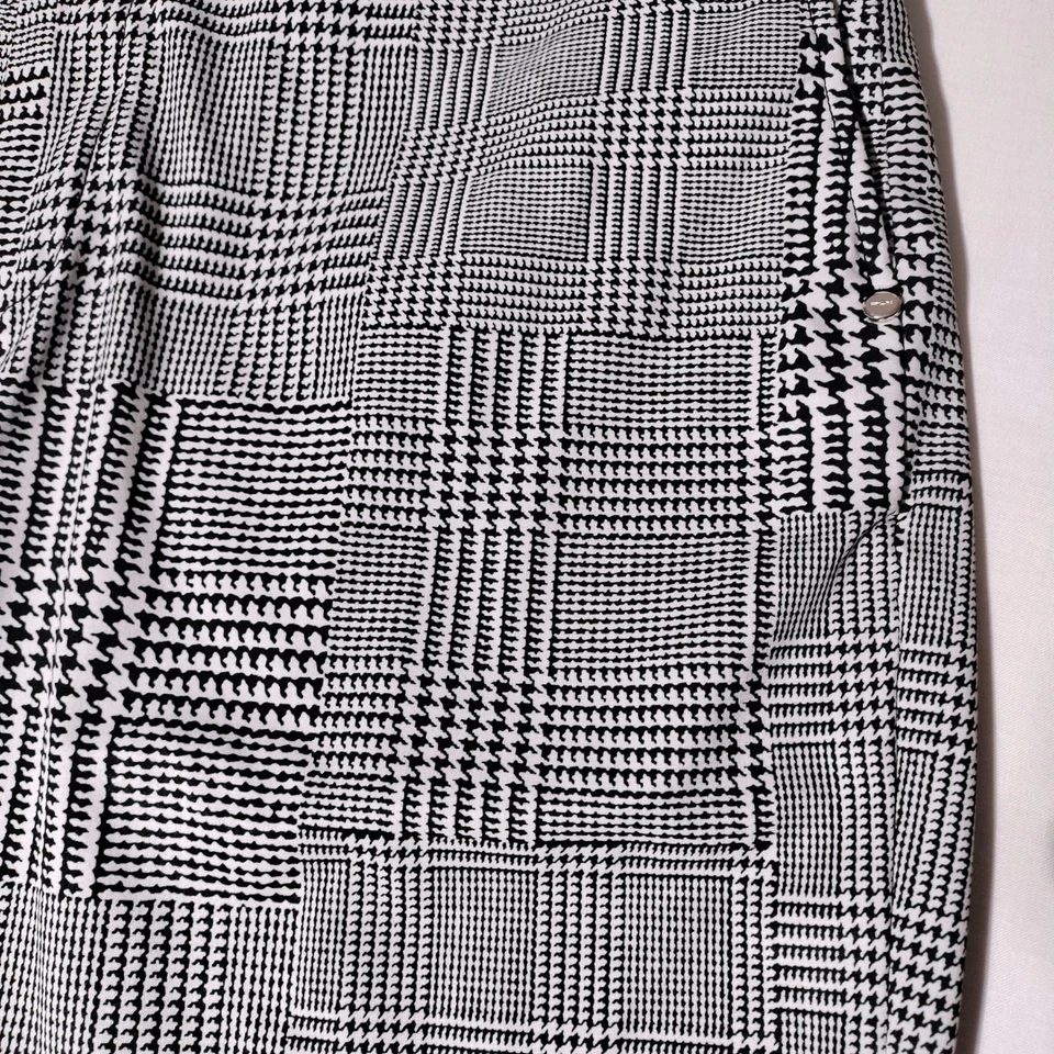 Pantalones Cortos RLX Ralph Lauren Pata de Gallo Negro Blanco Talla 34 (33"x9") Verano Informal Foto 4 de 4