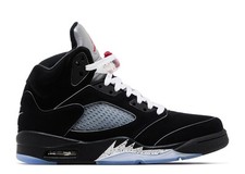Jordan 5 Retro OG Black Metallic Reimagined Size 5.5, DS BRAND NEW