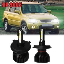 LED for Honda CRV 1997-2004 Headlight Kit H4 9003 6000K White Bulbs Hi/Low Beam