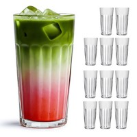 12 X TrinkgläSer 450Ml GläSerset Stapelbar CocktailgläSer WassergläSer GläSer