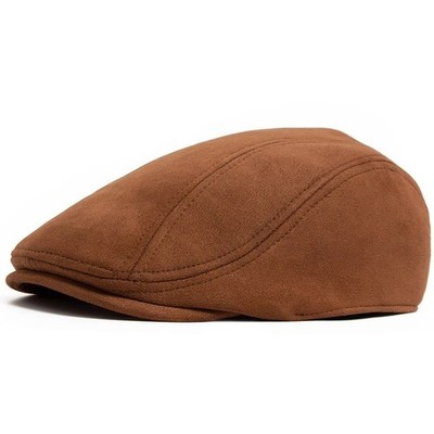 Hat Herringbone Ivy Hat Wool Stripe Gatsby Cap Golf Driving Flat Cabbie Newsboy