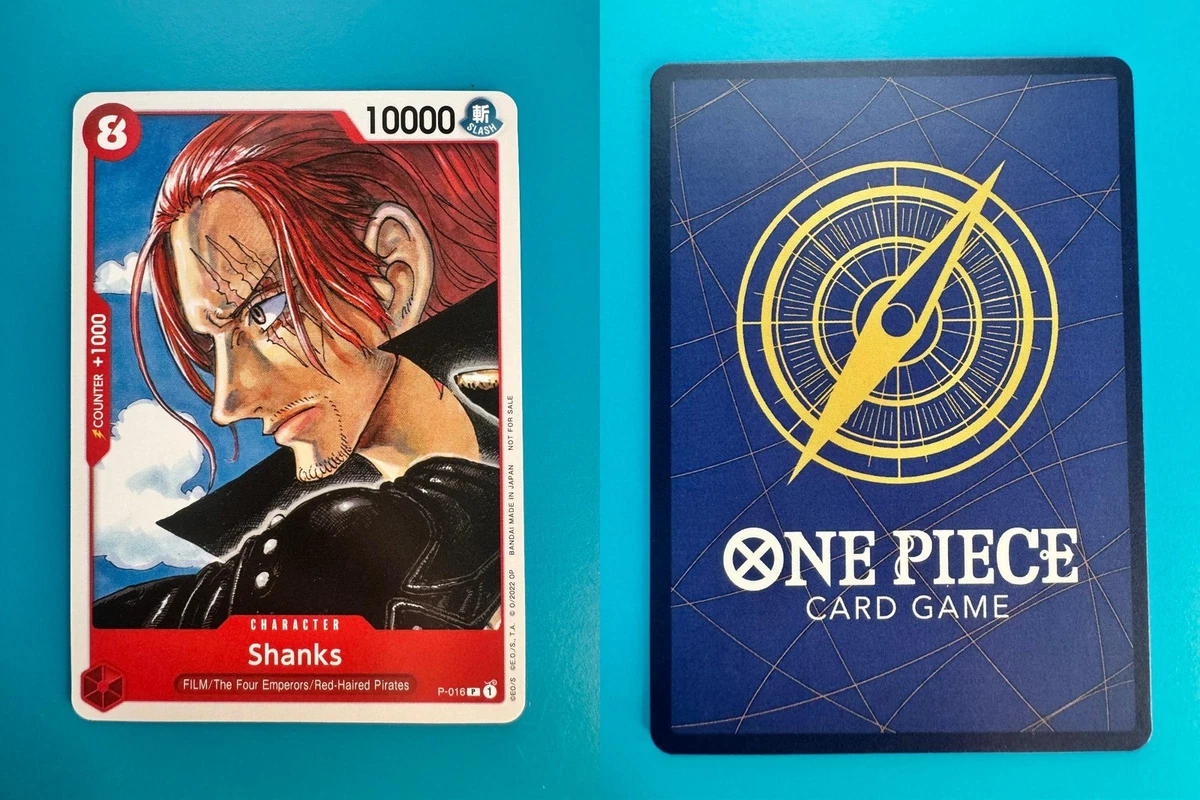 Shanks P-016 One Piece Promotion Cards for sale | eBay