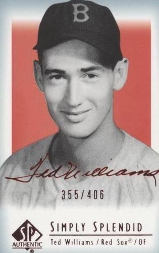 2003 UD Authentics Ted Williams (#16) | eBay