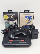 Sega Mega Drive 2 Console Bundle Sonic Hedgehog PGA Tour 2 Tested Working PAL