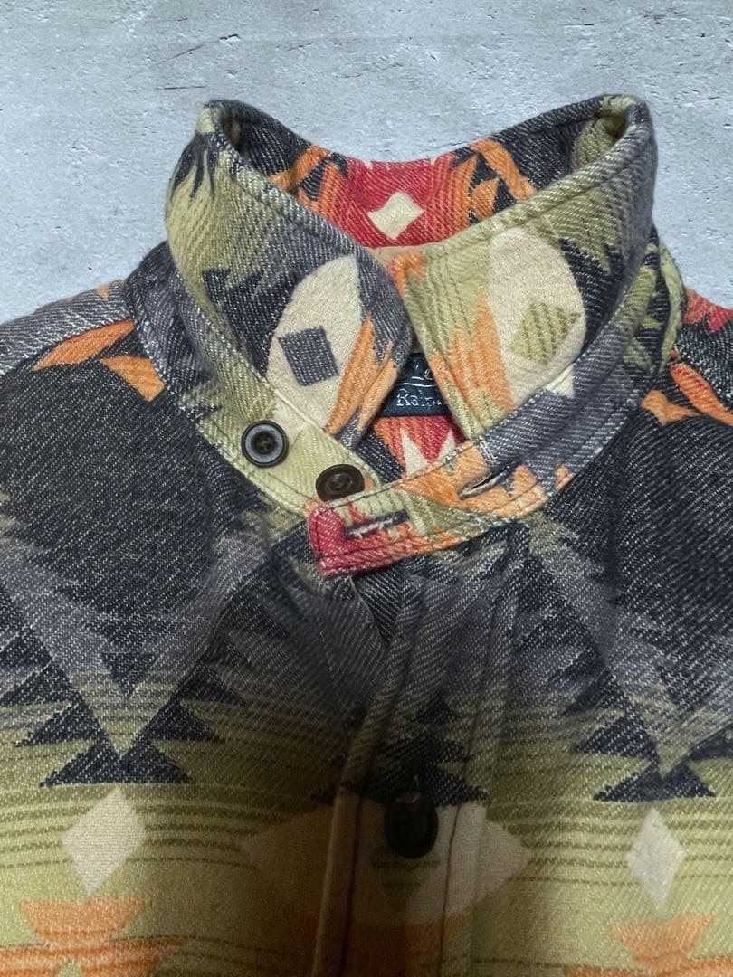 POLO Ralph Lauren Native Pattern Thick Flannel Wo… - image 4