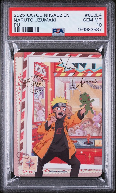 Naruto Uzumaki 003L4 Naruto PSA 10