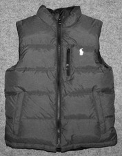 POLO RALPH LAUREN KIDS DOWN INSULATED VEST Reversible Puffer Youth sz 6 Vest
