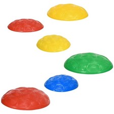 Image of Balance River Stones Six-Piece Kids Stepping Stones with Non-Slip Mats