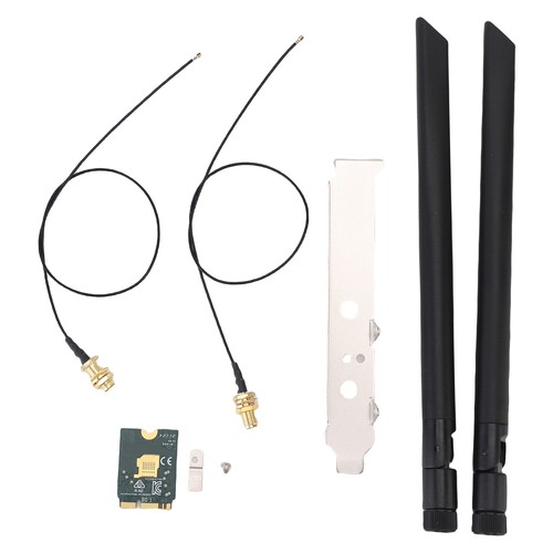 WiFi 6E Wireless Card Support For 10 11 M.2 NGFF BT 5.2 4200Mbps 2.4GHz NEW - Afbeelding 4 van 12