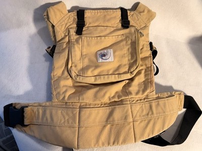 Ergo Baby Carrier Beige Wearing Toddler Infant Kangaroo Carry