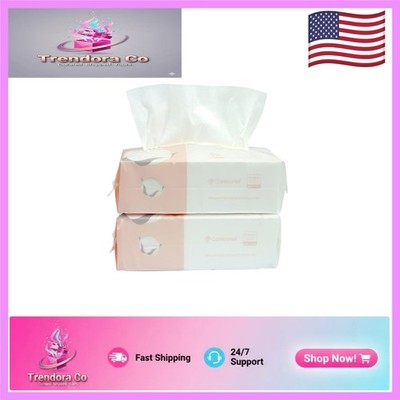 Soft and Gentle Extra Thick Cotton Dry Wipes   Perfect for Sensitive Skin 2 Pack