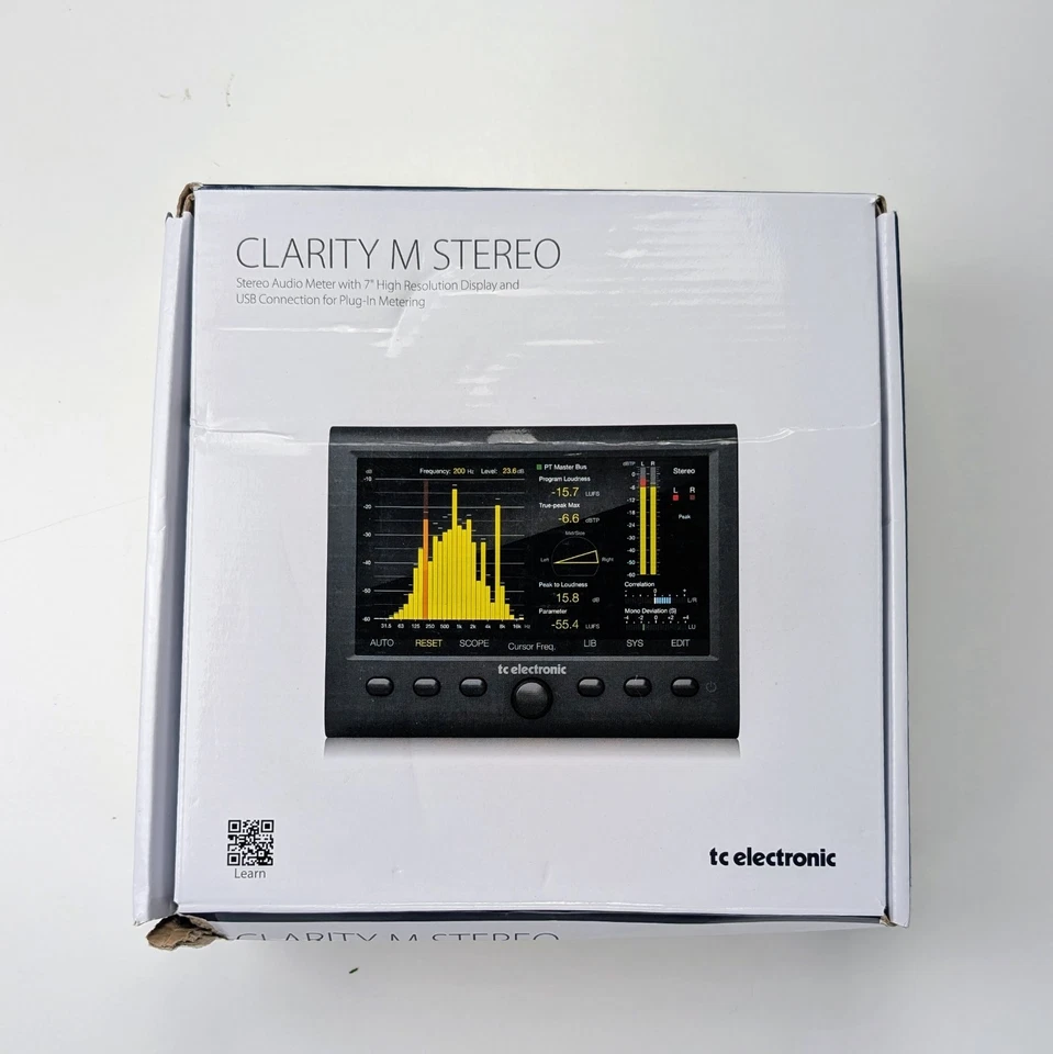 TC Electronic Clarity M Stereo Audio Meter – Tested, Includes all cables + box - Image 4 of 4