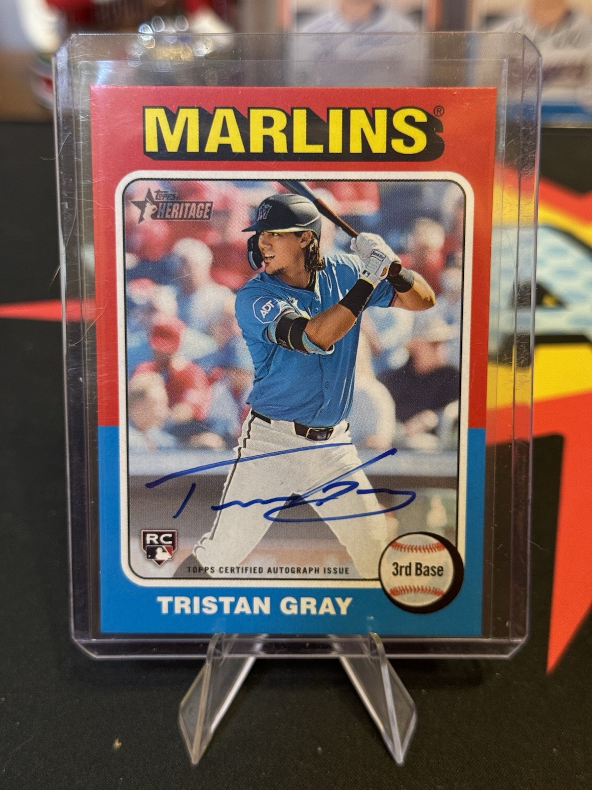 2024 Topps Heritage High Number - Real One Autographs Tristan Gray #ROA-TG (AU,