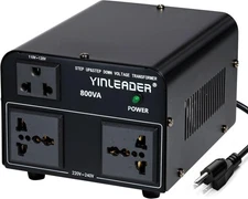 800W Step Up Step Down Transformer Voltage Converter 110V-120V ↔ 220V-240V