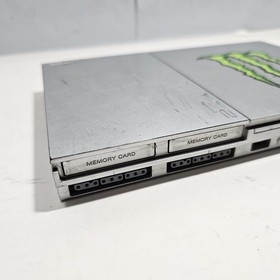 PlayStation 2 PS2 Slim Silver Console and Cords Tested/Works! SCPH-90001