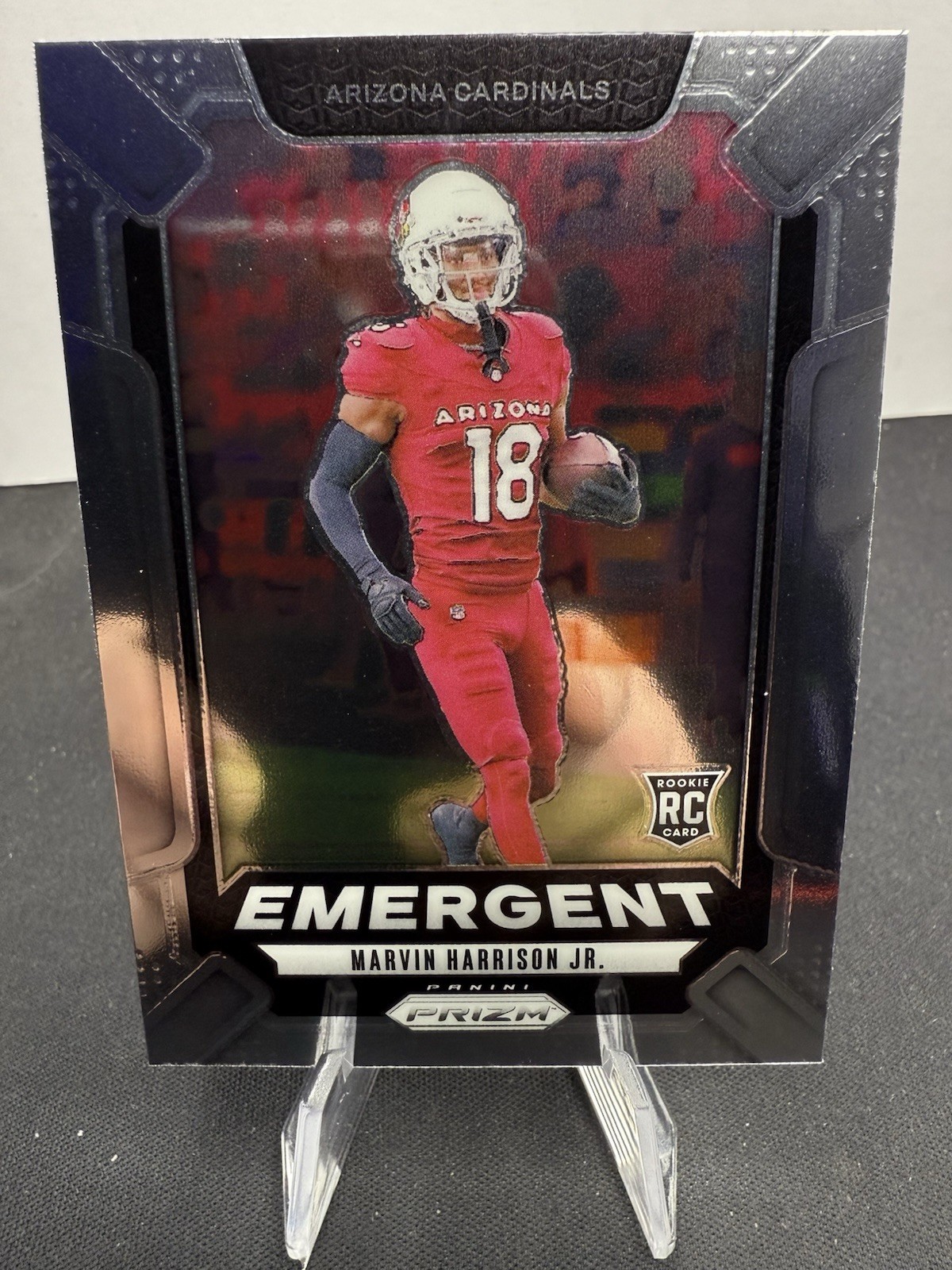 💥2024 Prizm Marvin Harrison Jr. Emergent RC Silver Rookie RC #5 Cardinals