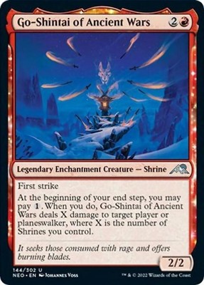 Go-Shintai of Ancient Wars -Foil Near Mint MTG Kamigawa: Neon Dynasty