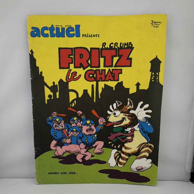 Actuel Nova-Press Fritz le Chat by R. Crumb French  Comic Book Fritz the Cat